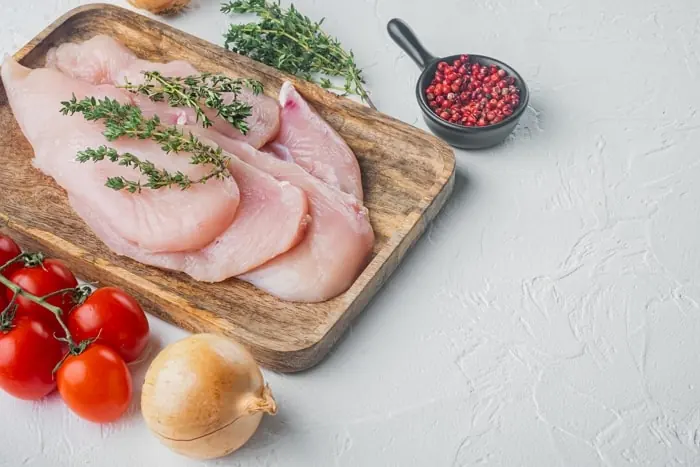 raw chicken breast fillets