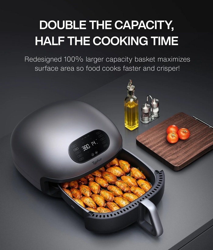 Typhur Dome Large Air Fryer: Cook More, Wait Less