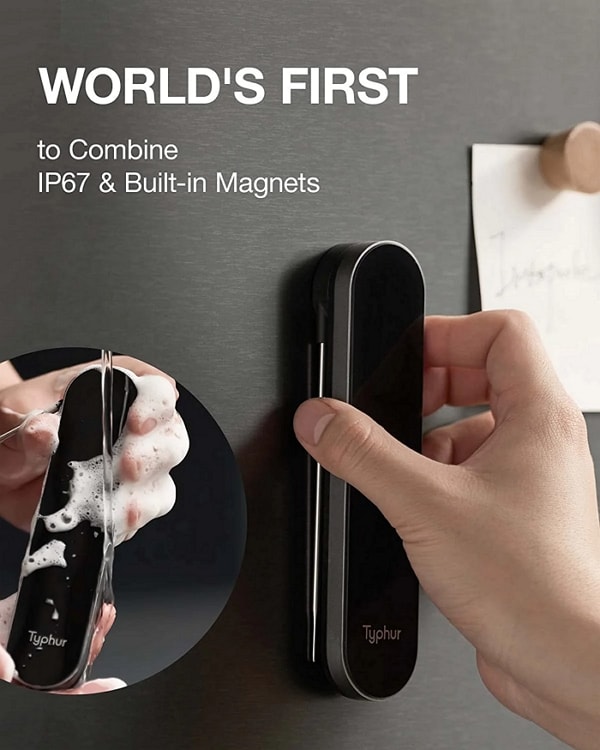 world's first to combine IP67 and built in magnets