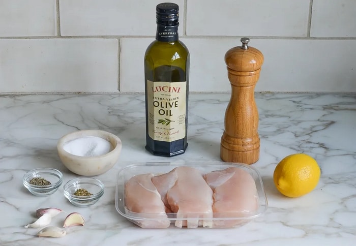 Ingredients for the Perfect Grilled Chicken Breasts