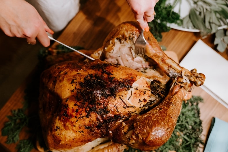 Check a Turkey's Temperature with a Meat Thermometer  Turkey temperature,  Thanksgiving cooking, Turkey cooking times