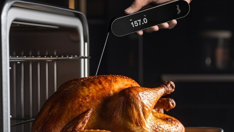 Real-time turkey: using a thermometer to ensure safety