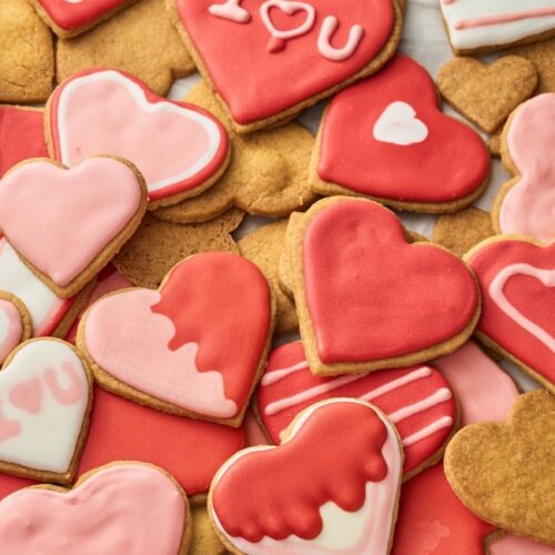 heart cookies for mother's day
