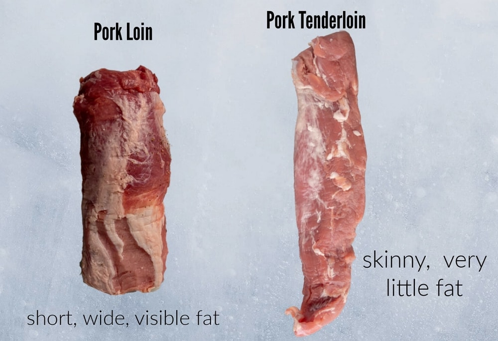 Pork loin vs. pork tenderloin