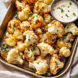 roasted garlic cauliflower